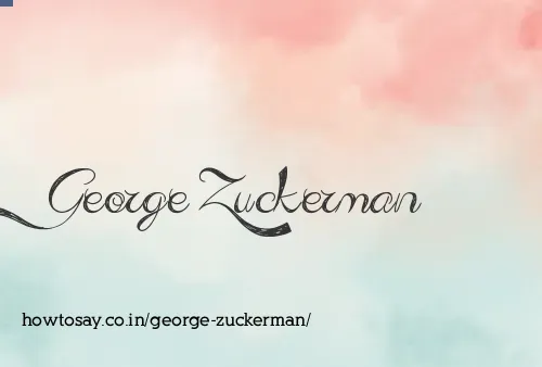 George Zuckerman