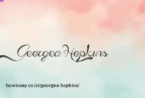 Georgea Hopkins