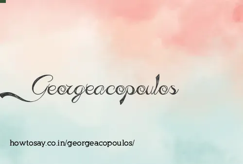 Georgeacopoulos
