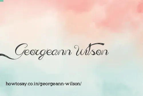 Georgeann Wilson