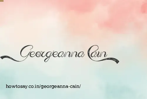 Georgeanna Cain