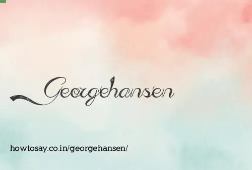 Georgehansen