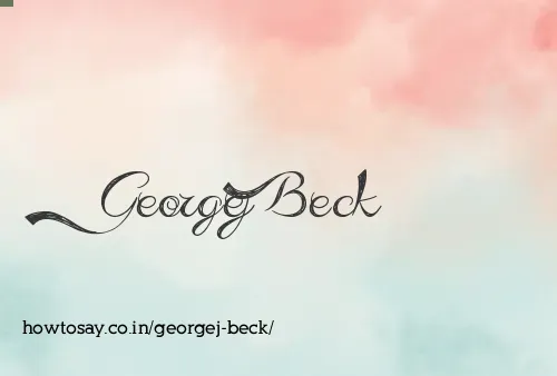 Georgej Beck