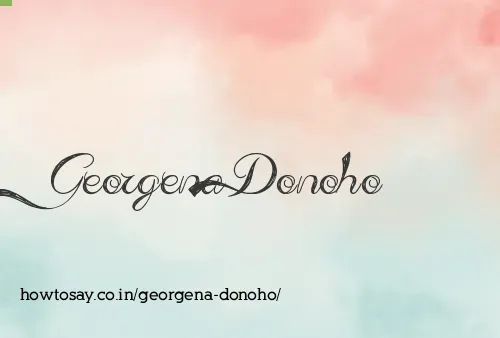 Georgena Donoho