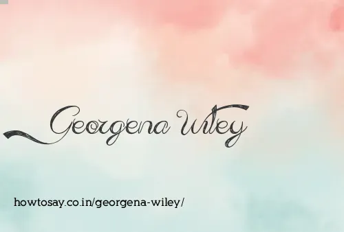 Georgena Wiley