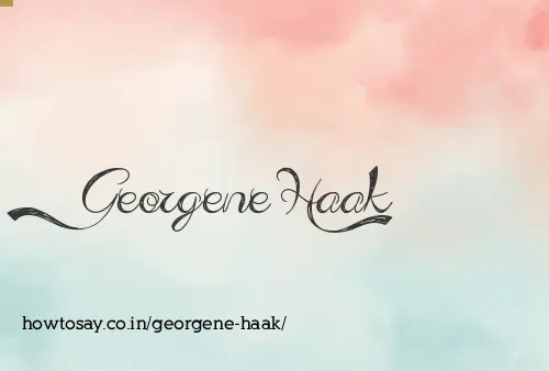 Georgene Haak