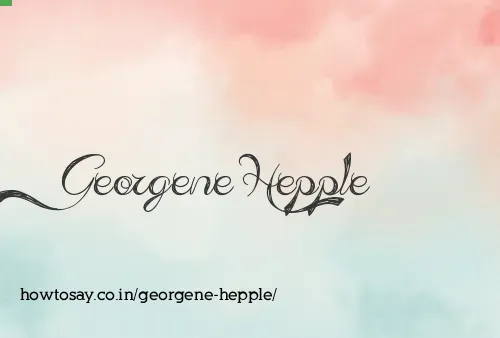 Georgene Hepple