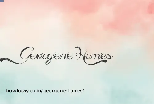 Georgene Humes