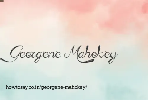 Georgene Mahokey