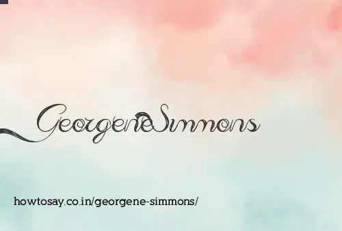 Georgene Simmons