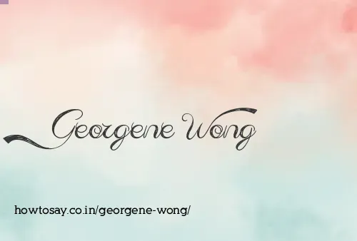 Georgene Wong