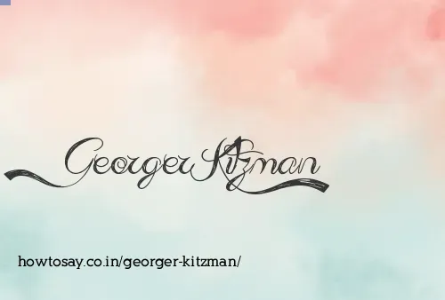 Georger Kitzman