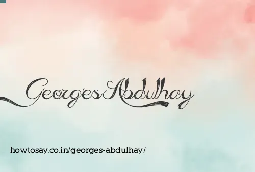 Georges Abdulhay