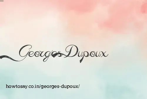 Georges Dupoux