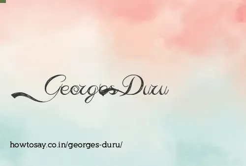 Georges Duru