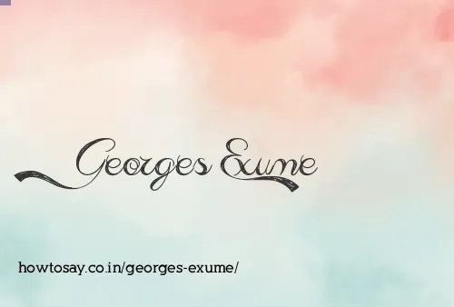 Georges Exume