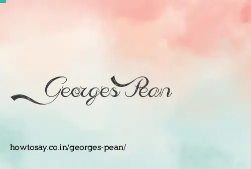 Georges Pean