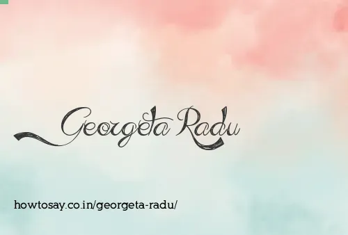 Georgeta Radu