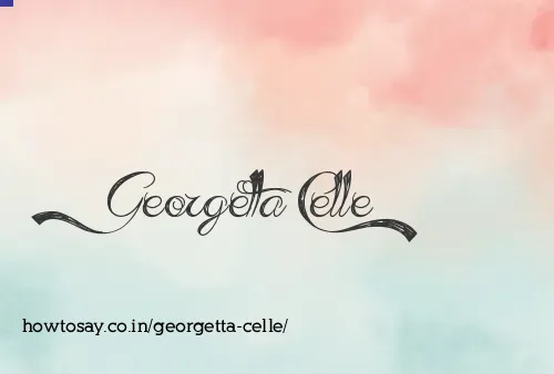 Georgetta Celle