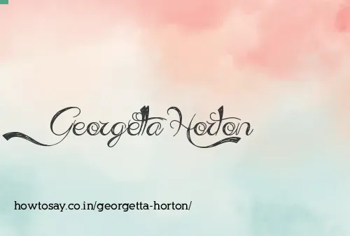 Georgetta Horton