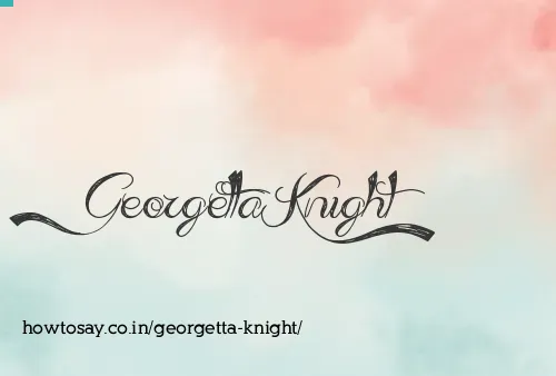 Georgetta Knight