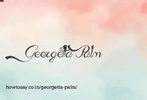 Georgetta Palm