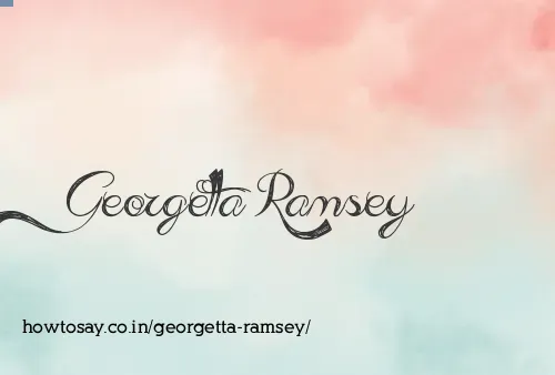 Georgetta Ramsey