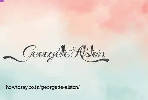 Georgette Alston