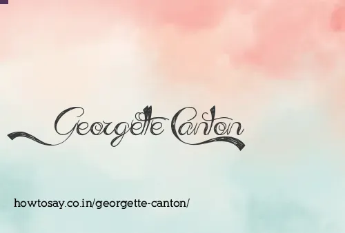 Georgette Canton