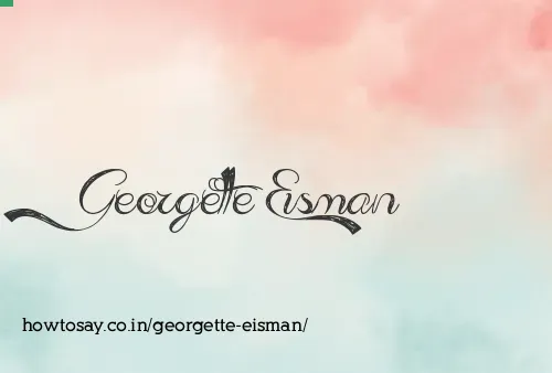 Georgette Eisman