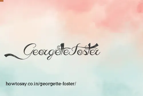 Georgette Foster