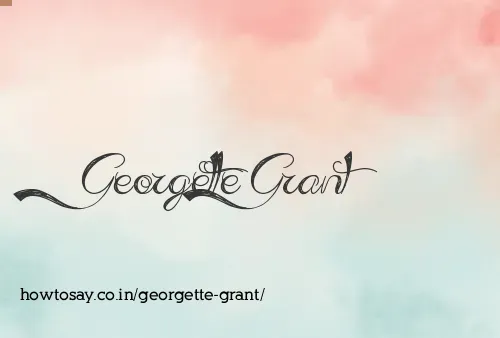 Georgette Grant