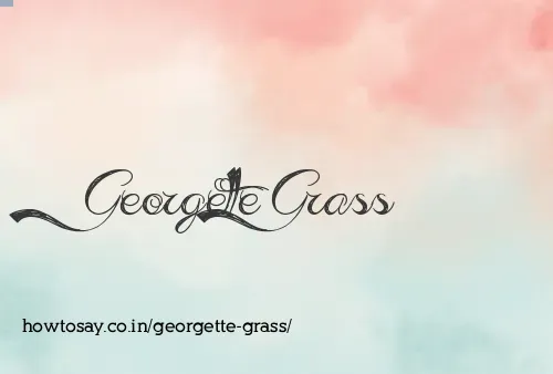 Georgette Grass