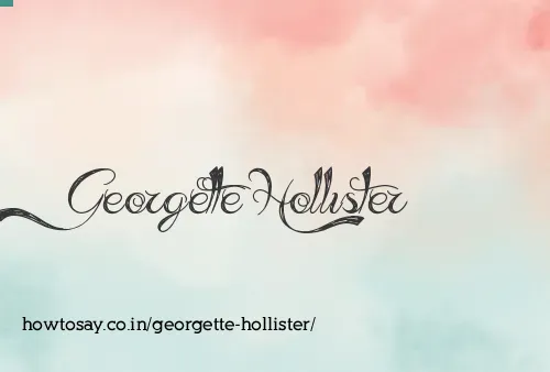 Georgette Hollister