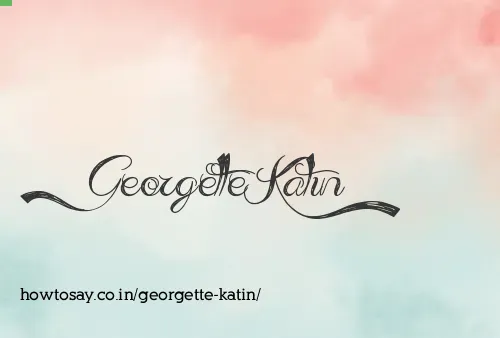 Georgette Katin