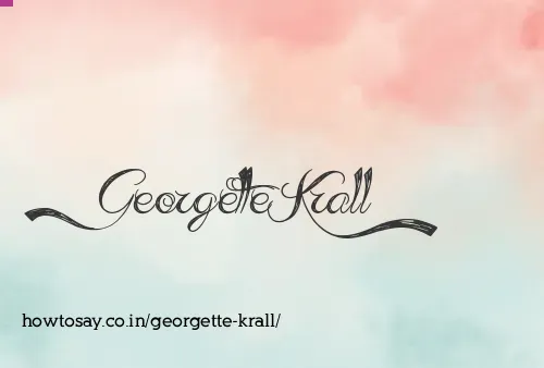 Georgette Krall