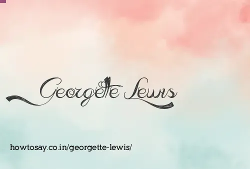 Georgette Lewis