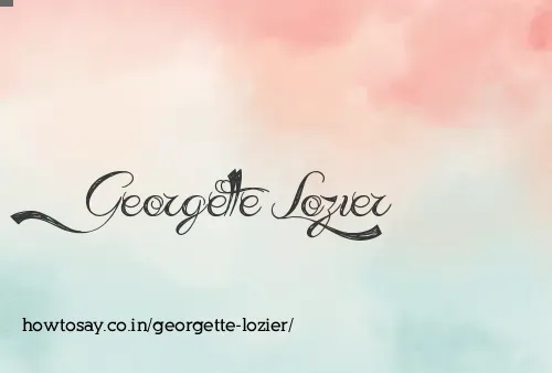 Georgette Lozier