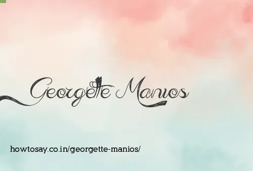 Georgette Manios