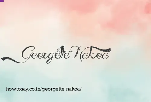 Georgette Nakoa