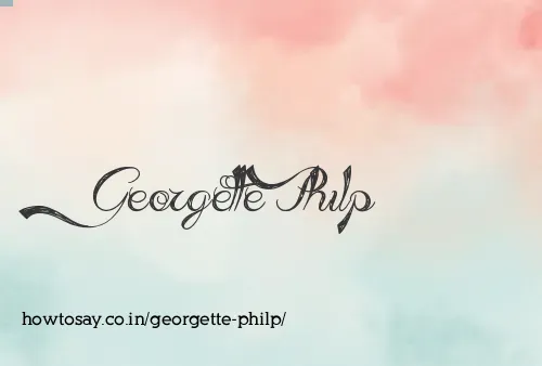 Georgette Philp