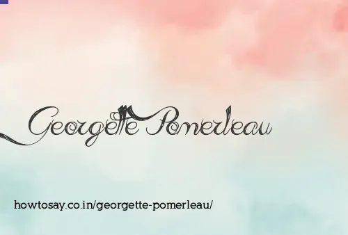 Georgette Pomerleau