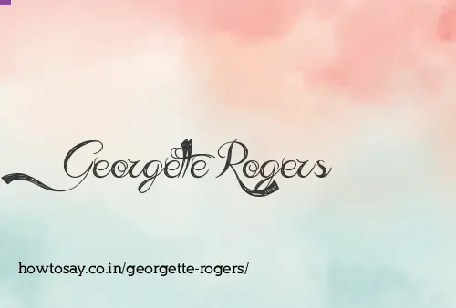 Georgette Rogers