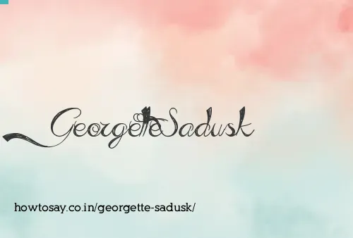 Georgette Sadusk