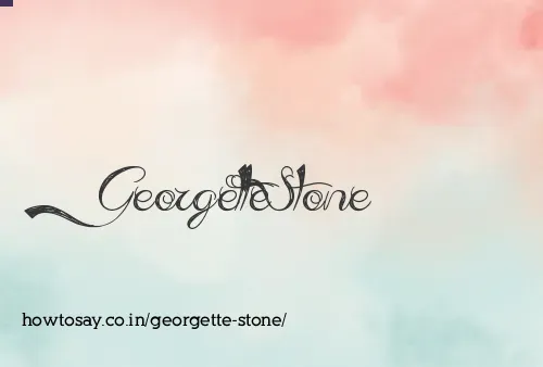 Georgette Stone