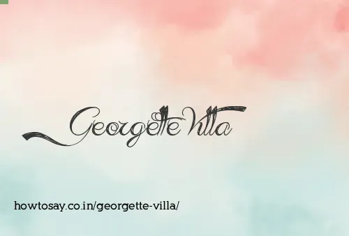 Georgette Villa