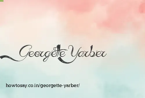 Georgette Yarber