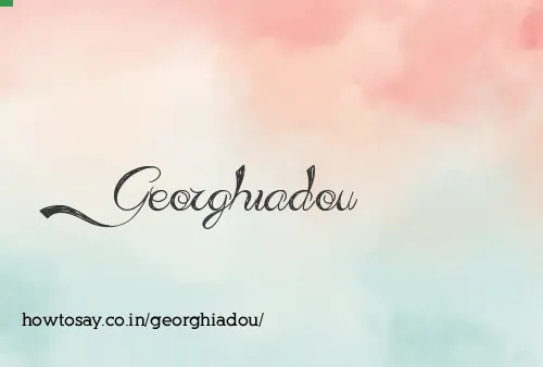 Georghiadou