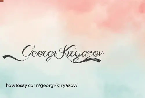 Georgi Kiryazov