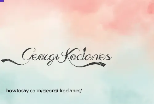 Georgi Koclanes